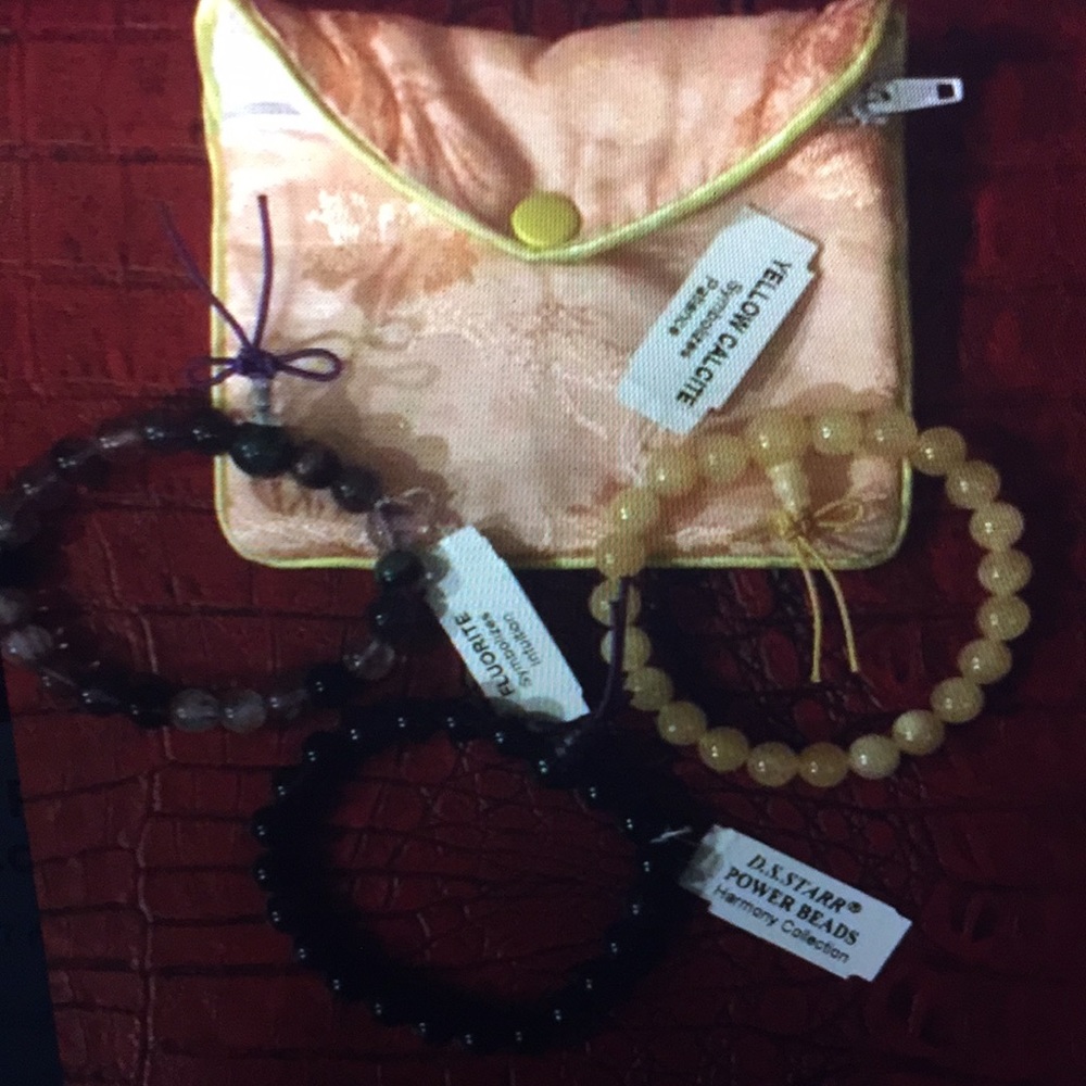 D.S. STARR POWER GEMSTONES BEADS BRACELETS (NEW)